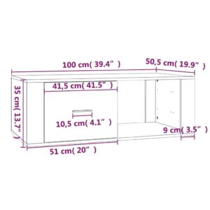 Τραπεζάκι Σαλονιού Μαύρο 100x50