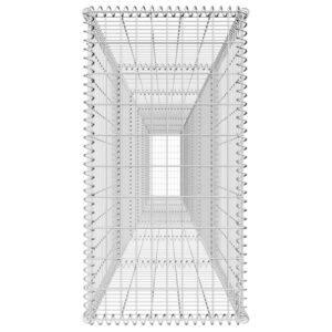 Συρματοκιβώτιο Τοίχος 600x50x100 εκ. Γαλβαν.Χάλυβας + Κάλυμμα