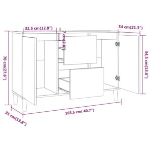 5 x 35 x 70 εκ. από Επεξεργασμένο Ξύλο