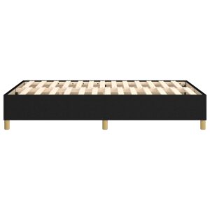 Πλαίσιο Κρεβατιού Boxspring Μαύρο 120x200 εκ. Υφασμάτινο