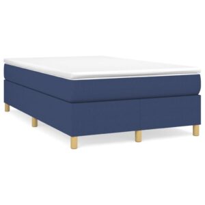 Πλαίσιο Κρεβατιού Boxspring Μπλε 120x200 εκ. Υφασμάτινο