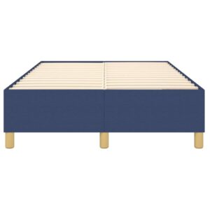 Πλαίσιο Κρεβατιού Boxspring Μπλε 120x200 εκ. Υφασμάτινο