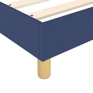 Πλαίσιο Κρεβατιού Boxspring Μπλε 120x200 εκ. Υφασμάτινο