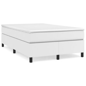 Πλαίσιο Κρεβατιού Boxspring Λευκό 120x200 εκ. Συνθετικό Δέρμα