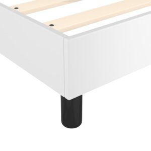 Πλαίσιο Κρεβατιού Boxspring Λευκό 120x200 εκ. Συνθετικό Δέρμα